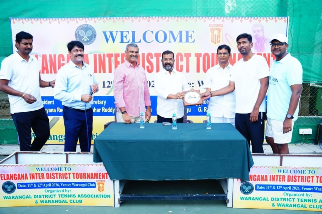 వరంగల్‌లో డబ్యూడీటీఏ–2026 ఇంటర్ డిస్ట్రిక్ట్ టెన్నిస్ టోర్నమెంట్ ప్రారంభం